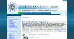 Desktop Screenshot of bertlynn.tusd.org