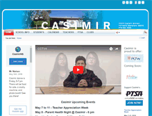 Tablet Screenshot of casimir.tusd.org